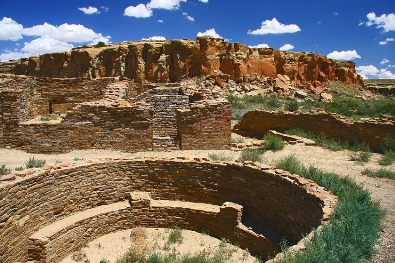 Chaco Culture National Historical Park vestiges des indiens Pueblos